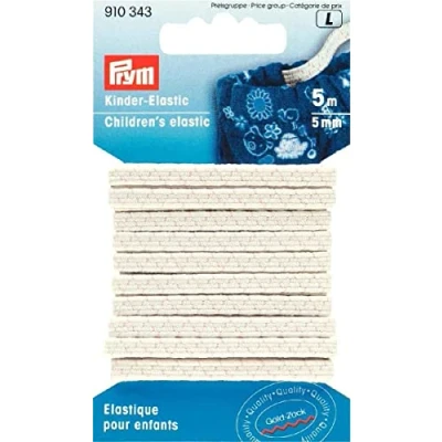 Image de Prym Elastic, Gummi, White, Taille Unique