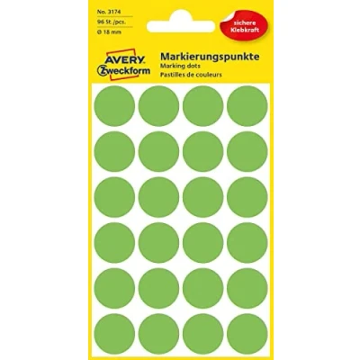 Image de Avery Zweckform 3147 repères 270 Stück vert fluo