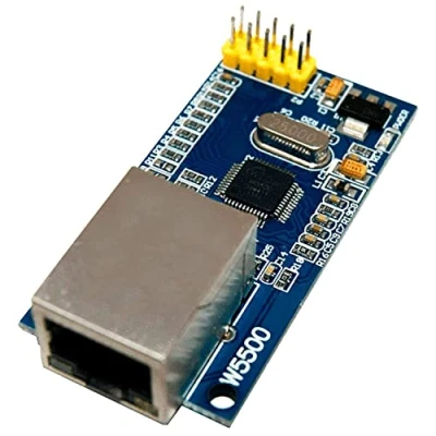 Image de AZDelivery W5500 Module Ethernet Réseau Internet Compatible avec Arduino incluant Un E Book!
