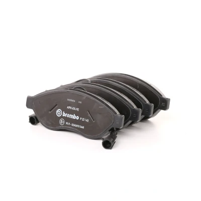 Image de BREMBO P 23 143 Jeu de plaquettes frein contact signal d&#039;usure inclus avec vis d&#039;étrier accessoires FIAT: Ducato III Van