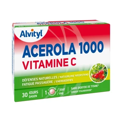 Image de Alvityl Acerola 1000 Vitamine C 30 comprimés à croquer