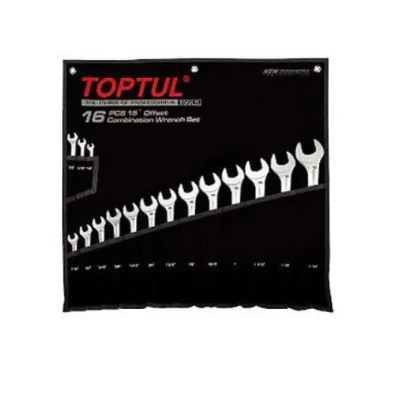 Image de TOPTUL GPBX1601 Kit de clés polygonales et à fourches 16