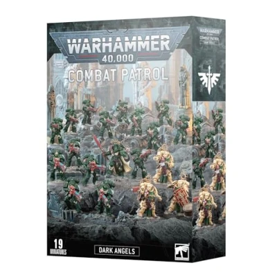 Image de Warhammer Games Workshop 40 000 Combat Patrol : Dark Angels (édition 2024), Noir