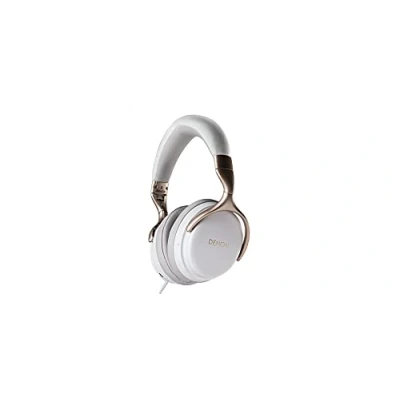 Image de Denon AH GC30 Casque sans Fil avec réduction du Bruit (ANC), Bluetooth, résolution Hi Res, Microphone, 20 Heures d’autonomie de la Batterie, Blanc