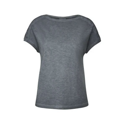 Image de Cecil Tshirt MIT Knopfdetail imprimé, Femme, Taille: XS, Grau