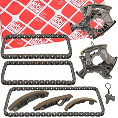 Image de FEBI BILSTEIN 100745 Jeu de distribution à chaînes Simplex, Chaîne fermée AUDI: A4 B7 Berline, A6 C6 Allroad, Avant