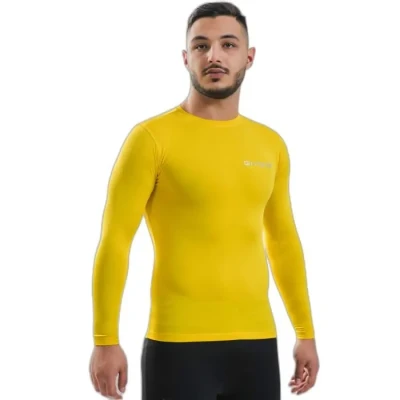 Image de Givova Haut base layer Corpus 3 de sport jaune fluo