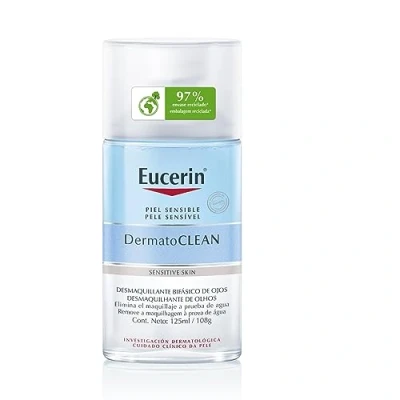 Image de Démaquillant yeux Eucerin DermatoCLEAN (125 ml) (Dermocosmétiques) (Parapharmacie)