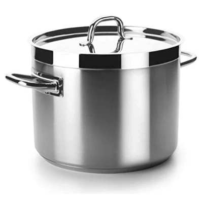 Image de Lacor 54127S Marmite Basse Chef Luxe Sans couvercle Diamtre 28 centimtres