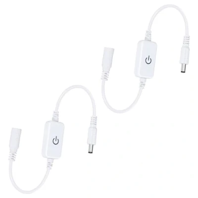 Image de Tunejoy LED Strip Dimmer Switch Tactile Gradateur de Bande Lumineuse 2A DC 12V 24V Contrôleur Luminosité en Ligne pour Mono couleur