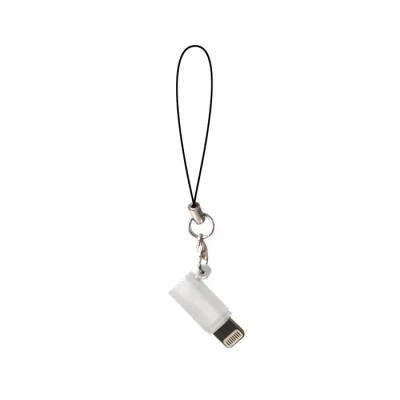 Image de MUVIT Adaptateur Micro USB / Lightning avec attache Blanc