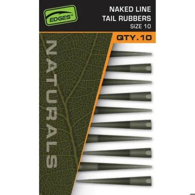 Image de Manchons Fox Naturals Naked Line Tail Rubbers Taill 10 (10 pcs) Matériel de pêche