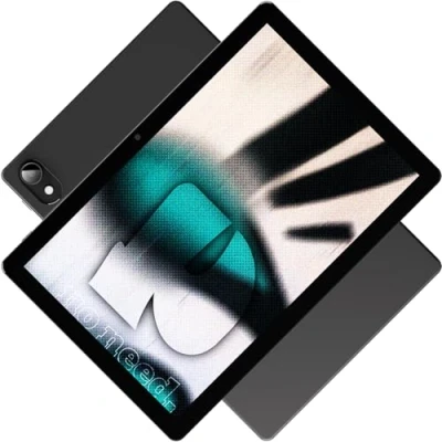Image de WUUM T Fun Tablette pour Enfants (128 Go, jusqu&#039;à 8 Go de RAM, OctaCore) Écran HD+ 10,1 Batterie 6,5h Étui avec Support Inclus Couleur Titanium