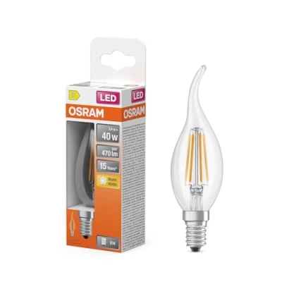 Image de OSRAM 4099854468810 LED CEE D (A G) E14 3.4 W blanc chaud (Ø x H) 35.00 mm 1 pc(s)