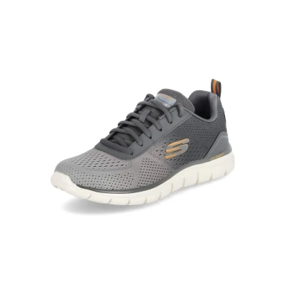 Image de Skechers Homme Track Ripkent Baskets, Maille synthétique Olive, 47.5 EU