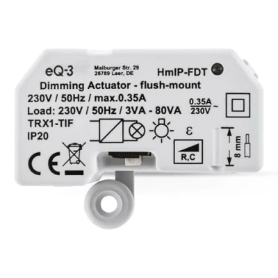 Image de eQ 3 Homematic IP HmIP FDT Externe Variateur Blanc