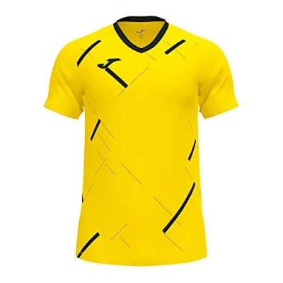 Image de Maillot Joma Tiger III Jaune/Noir Homme 8/10 ans Technologie Micro Mesh