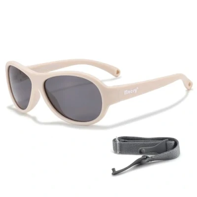 Image de Maesy Lunettes de Soleil Bébé 0 2 Ans Protection UV400 Polarisée Cadre Flexible et Pliable Bande Élastique Réglable Sûres Confortables Pour Enfant Joya
