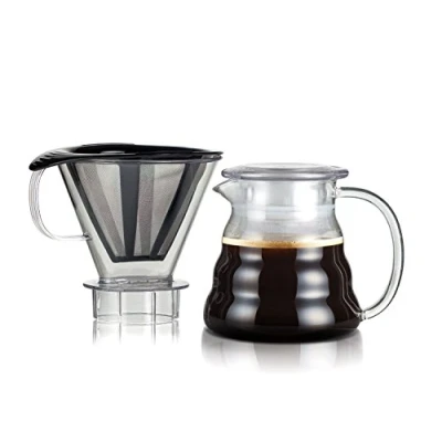 Image de Bodum 11767 10 01S MELIOR Cafetière, filtre permanent maille inox, 5 tasses 0.6 L