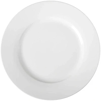 Image de Amazon Basics lot de 6 Assiettes Plates en Porcelaine, 26.67 cm