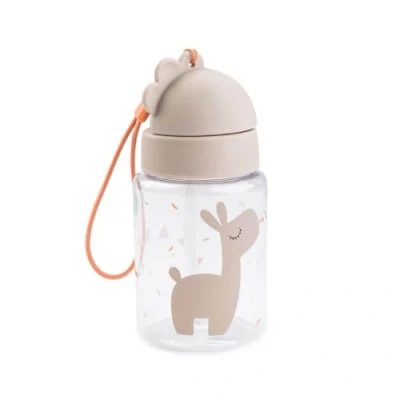 Image de Done by Deer Gourde avec paille Sable de célébration 280 ml Design Lalee Sans BPA et anti fuite Pour la maternelle, l&#039;école les déplacements À partir 6 mois