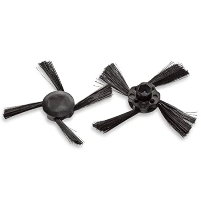Image de vhbw 2x Brosse latérale compatible avec Neato Botvac 70, 70E, 75, Connected, 80, 75E, 85, 85E robot aspirateur Lot de brosses, noir