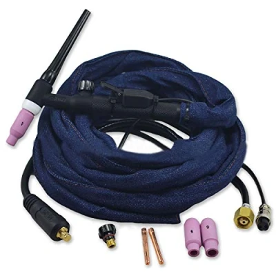 Image de RIVERWELD WP17 SR17 17FV 12 pieds 150Amp torche de soudage Tig refroidie par air complète 3.8 mètres