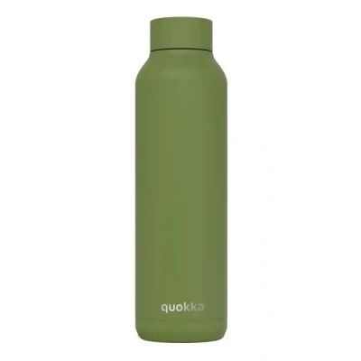Image de Quokka Solid Olive Green 630 ML Bouteille d&#039;eau en Acier Inoxydable avec Isolation par Double Paroi Gourde Reutilisable sans BPA maintient Le Liquide Froid jusqu&#039;à 24h, Chaud 12h