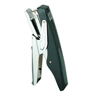 Image de SAX 644 Pince agrafeuse design, pour jusqu&#039;à 25 feuilles, agrafes 24/6 &amp; 26/6, noir, capacité de 100 agrafes, profondeur max. 52mm, en matériau robuste