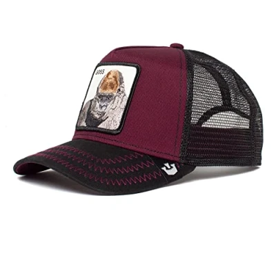Image de Goorin Bros. The Farm Casquette de Camionneur réglable Unisexe Baseball, Wine Boss, Taille Unique Mixte
