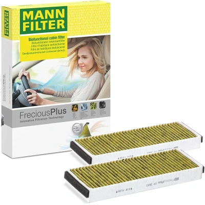 Image de MANN FILTER FP 3023 2 Filtre d&#039;habitacle AUDI: A6 C6 Avant, Allroad, Berline