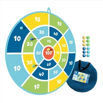 Image de alldoro 60061 Cible de fléchettes XXL, 60061, Multicolore, 142 cm