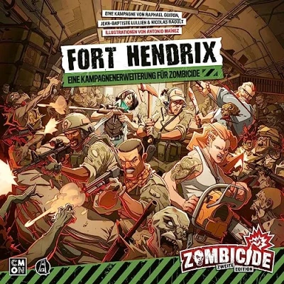 Image de CMON Zombicide 2. Edition Fort Hendrix Zombie Jeu, CMND1219, Multicolore, 1