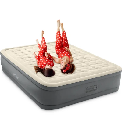 Image de Intex Queen Premaire II Matelas Gonflable surélevé avec Fiber Tech RP Taille gonflée 152 cm x 203 46 (64926ND)