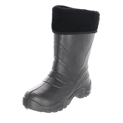 Image de LEMIGO Termix 861 Bottes en caoutchouc doublées pour enfant, Gris carbone, 34/35 EU