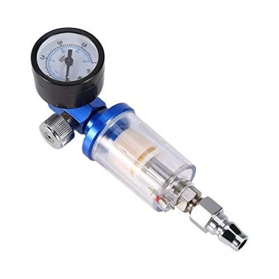 Image de Yosoo Régulateur d&#039;air de pulvérisation au Pistolet à air compresseur + Filtre pièges Huile séparateur d&#039;eau avec Embout Accessoire Peinture