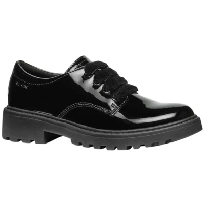 Image de Geox J Casey Girl C Chaussures habillées d&#039;uniforme, Noir, 34 EU