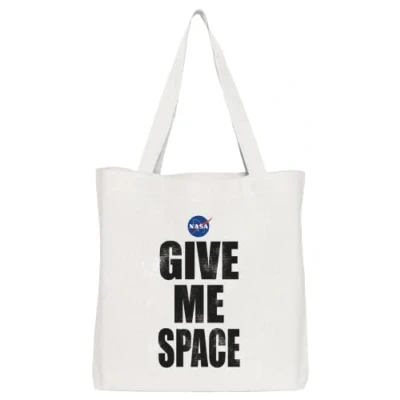 Image de NASA TOTE BAG GIVE ME SPACE», REFERENCE : BWNASADBB008, BLANC, 38 X 40 CM