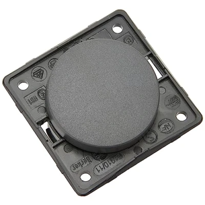Image de Hager iNTEGRO Interrupteur Commutateur 16 AX 250 V Noir