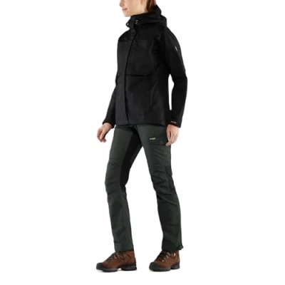 Image de Fjallraven Femme Kaipak Trousers Curved W Pants, Noir, 32 EU