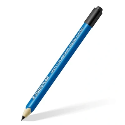Image de Staedtler Mars Digital Jumbo 180J 22nd EMR Stylet avec Gomme numérique Souple pour écriture et Dessin Effacement sur écrans tactiles (4096 Niveaux de Pression, Pointe 0,7 mm)