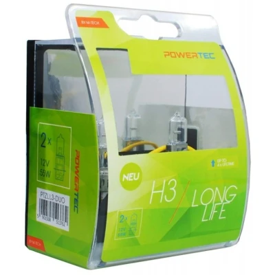 Image de TECH PTZLL3 DUO Ampoule, projecteur longue portée H3 55W Halogène SCANIA: 4 series, P,G,R,T series