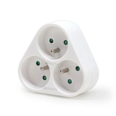 Image de Multiprise WAYTEX 52127 3 Prises 16A Triangulaire Sécurité enfant