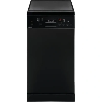 Image de Lave vaisselle pose libre BRANDT DFS1010B 10 couverts L45cm 47 dB Noir