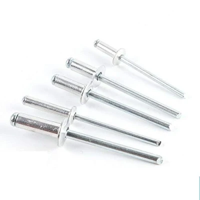 Image de rivets SUPERTOOL Lot de 50 Pop Bride Large Tête dôme Ouvert 2,4/3,2/4/4,8 mm