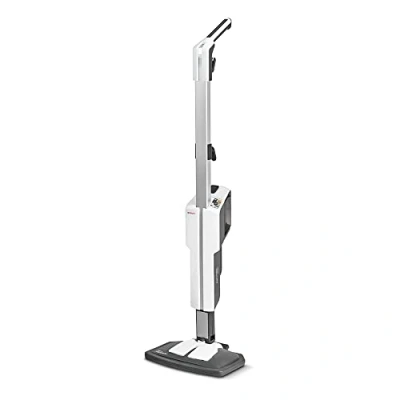 Image de Polti Vaporetto SV610_Style Balai Vapeur et Nettoyeur Portable avec Fonction Extra 15 Accessoires pour toutes les surfaces, Parking vertical, Gris Argent
