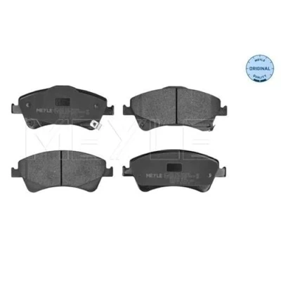 Image de MEYLE 025 242 0419/W Jeu de plaquettes frein ORIGINAL Quality Essieu avant avec indicateur d&#039;usure tôle anti bruit TOYOTA: Auris 5 portes