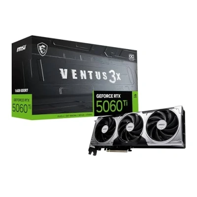 Image de MSI VENTUS GeForce RTX 5060 TI 16G 3X OC NVIDIA 16 Go GDDR7 Neuf
