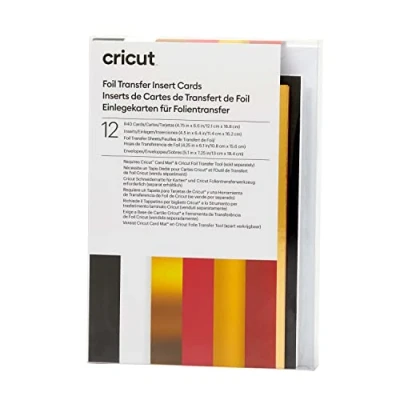 Image de Cricut Cartes d&#039;insert de transfert feuille Royal Flush 12,1 cm x 16,8 (taille R40) 12 pack Pour une utilisation avec le tapis carte 2x2