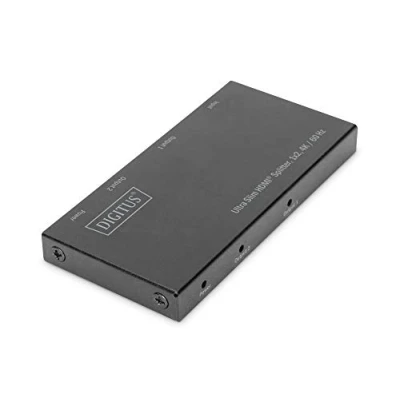 Image de DIGITUS Splitter HDMI Ultra Slim 1X2, 4K/60HZ HDR, HDCP 2.2, 18 Gbps, Micro USB Power
